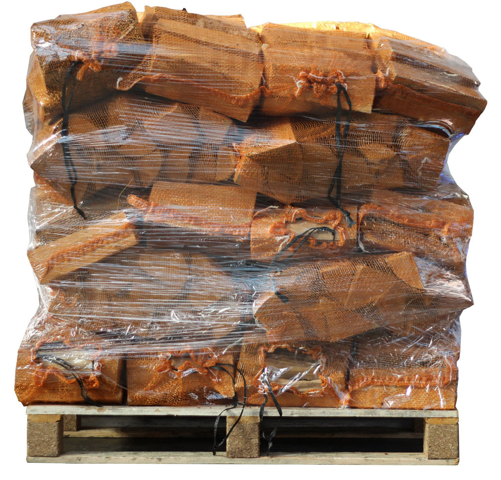 40 sacs de bois de chauffage bouleau séché au four 20 litres 25cm