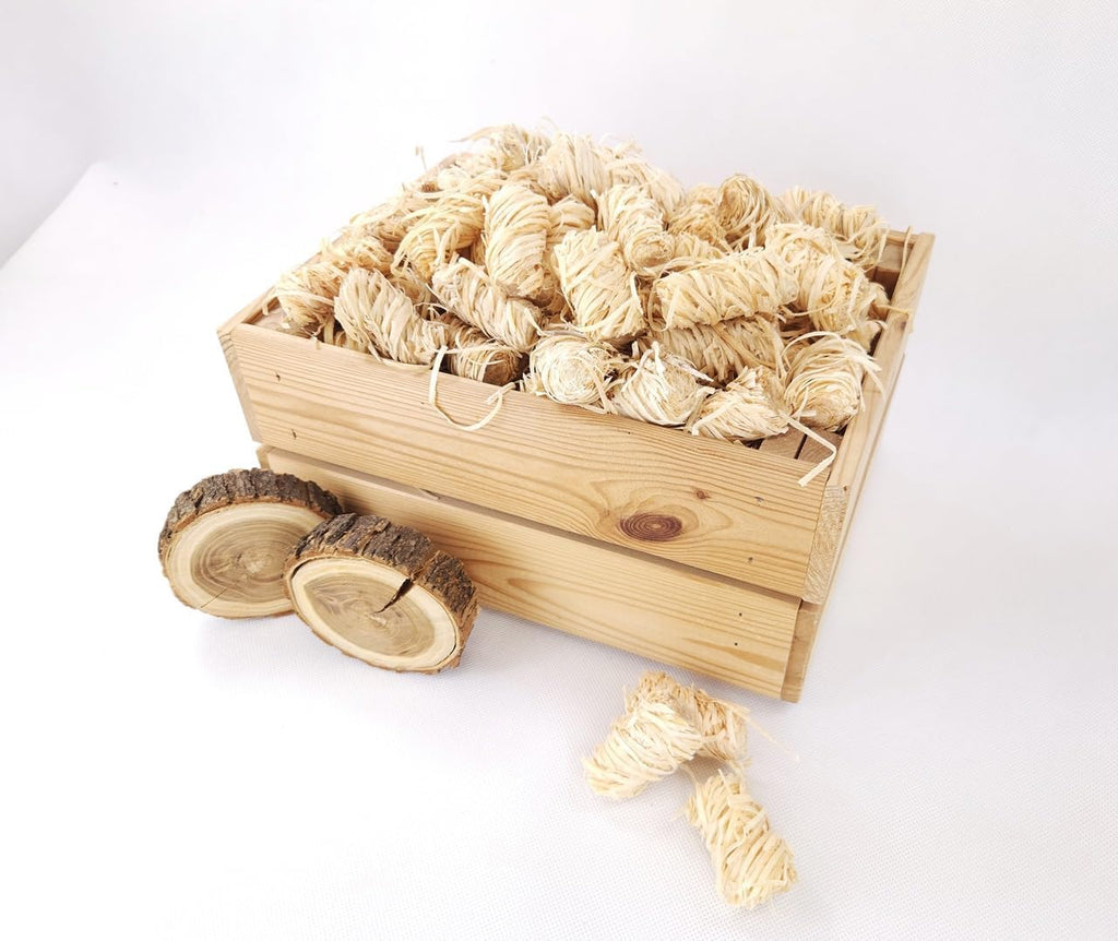 Allume-feu écologique 10kg (Environ 800-1000 pièces) pour Barbecue, poêle et cheminée, Allumage - Nouveau