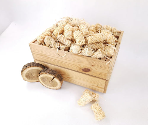 Allume-feu écologique 10kg (Environ 800-1000 pièces) pour Barbecue, poêle et cheminée, Allumage - Nouveau