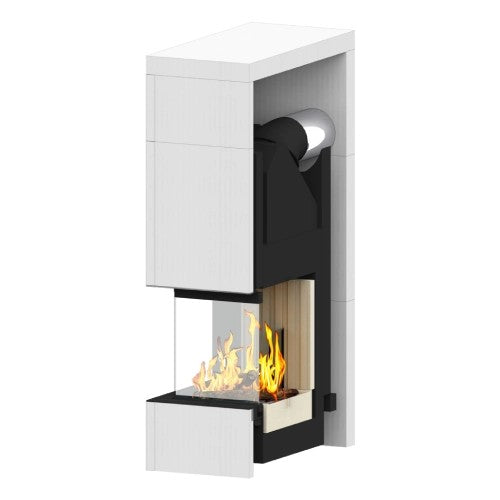 Habillage cheminée personnalisé en silicate de calcium