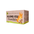 Allume-feu 100% naturel en laine de bois (50 pcs)