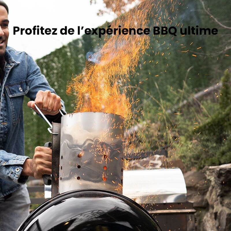 BBQ Kit de test au charbon de bois 3x 3kg charbon de bois (briquettes) + amorce