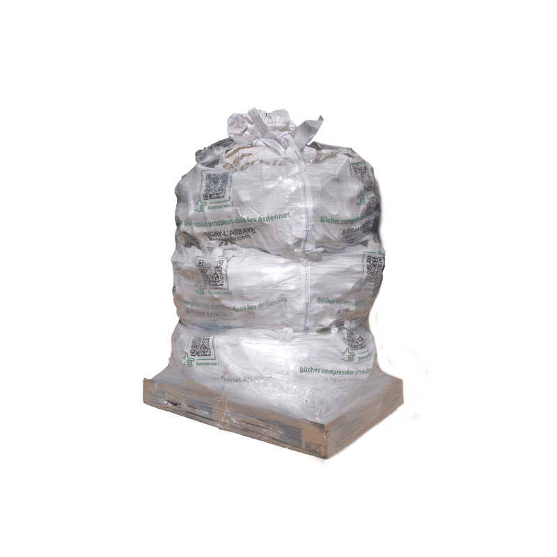 Verdichtete Holzbriketts lose - Big Bag 200kg