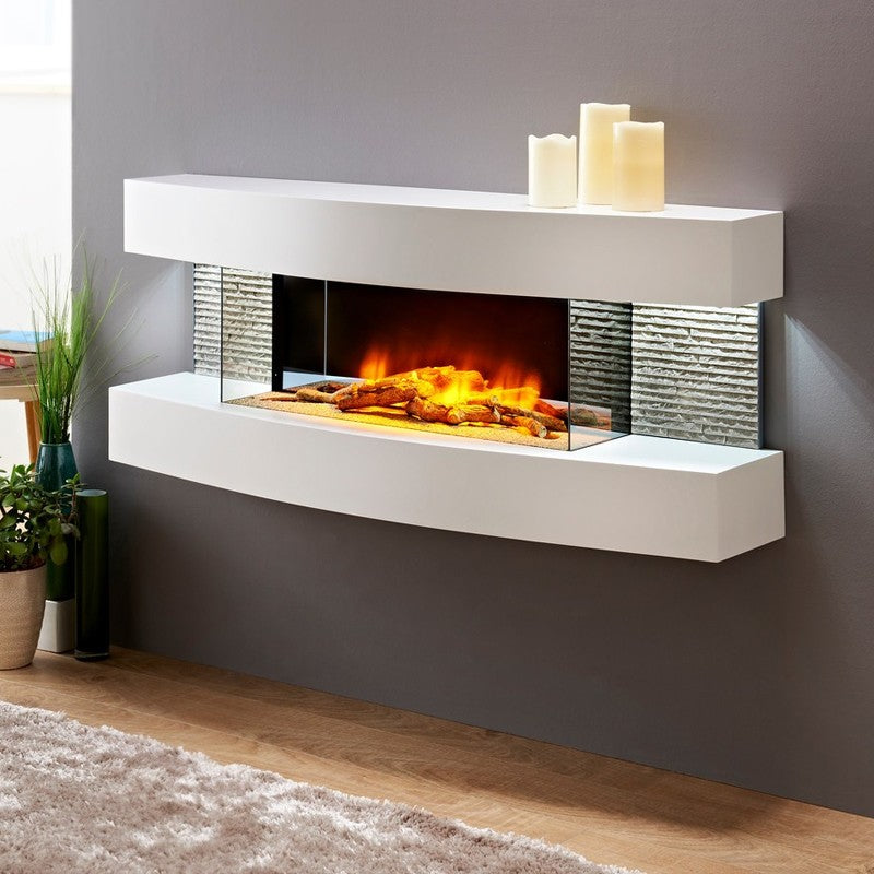 Cheminée décorative design Lounge Blanche