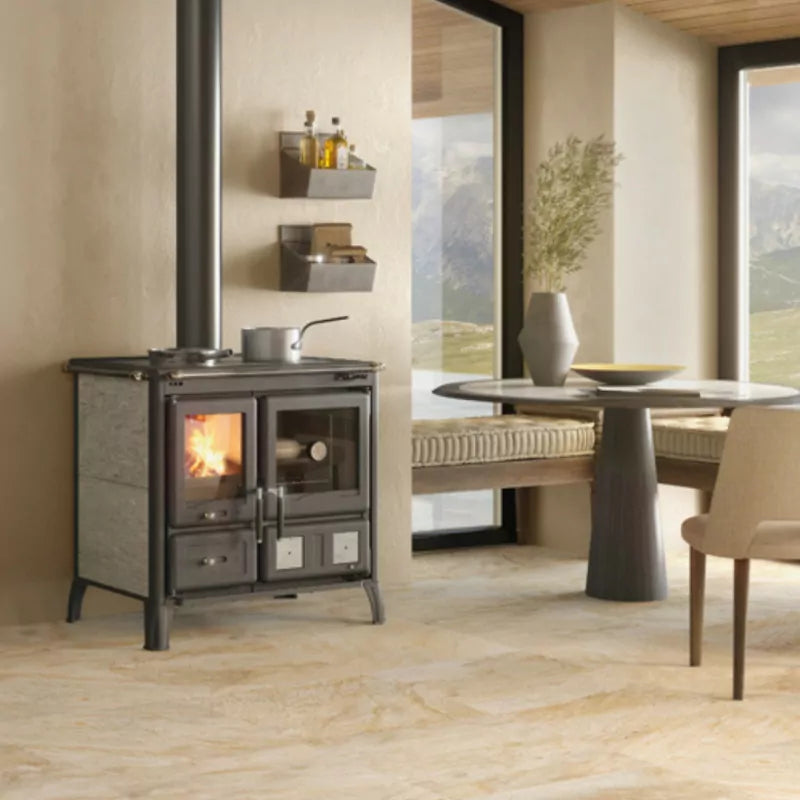 Cuisinière à bois GARDENIA 5.0 Petra - 12 Kw