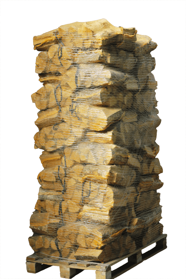 88 sacs de 20 litres de bois de chauffage en chêne séché au four 25cm