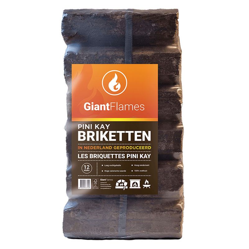 Briquettes Pini Kay (NL) palette 96 sacs x 10 kg (960 kg)