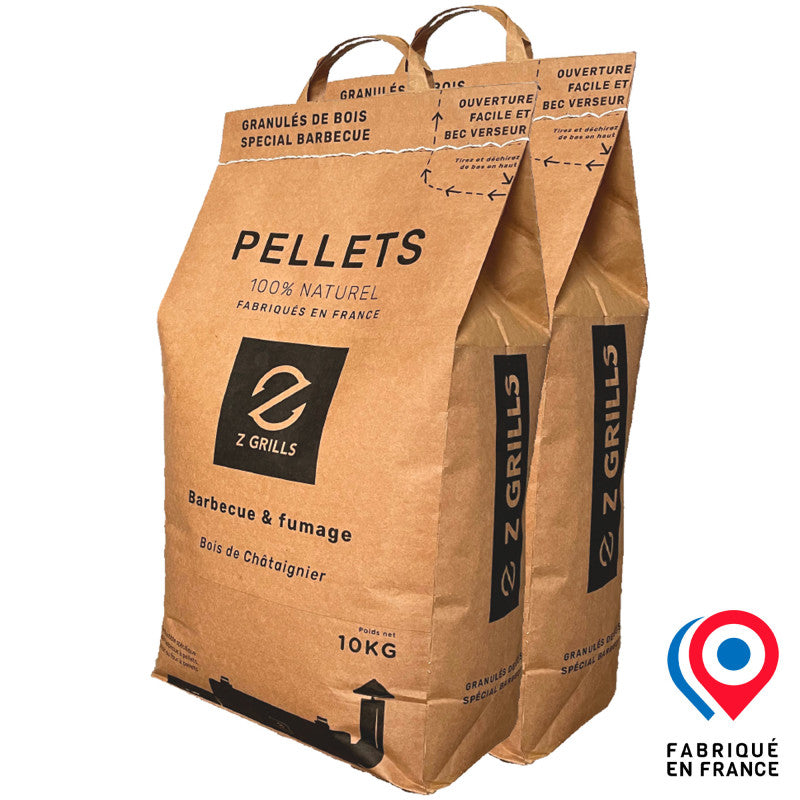 ZGRILLS - Pellet pour barbecue & fumage - Lot de 2 sacs