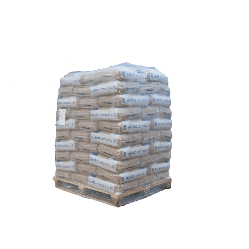 ISKO Holzpellets - Palette mit 70 Säcken à 1050 kg
