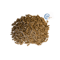 Lose Holzpellets, eingeblasen, 100% Nadelholz.