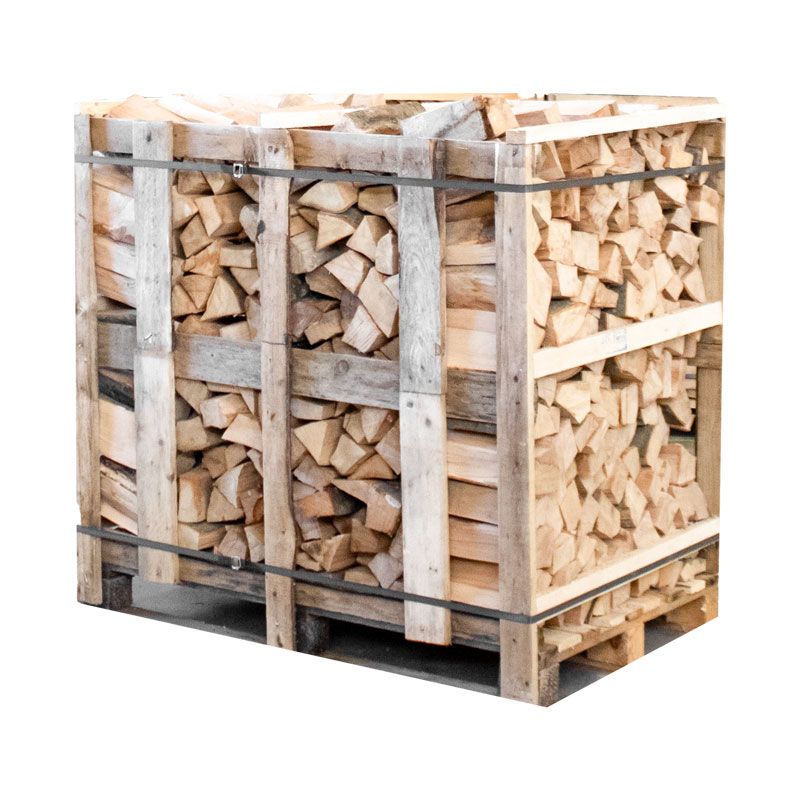 Demi-palette de bois de chauffage hêtre au four