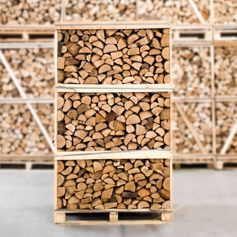 Palette de bois de chauffage en chêne séché au four 25cm