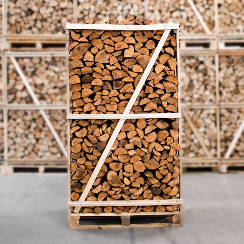 Palette de bois de chauffage aulne séché au four 25cm