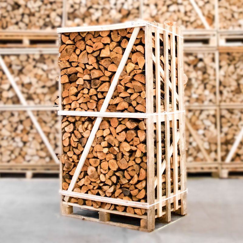 Palette de bois de chauffage aulne séché au four 25cm