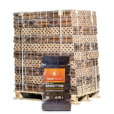Briquettes Pini Kay (NL) palette 96 sacs x 10 kg (960 kg)