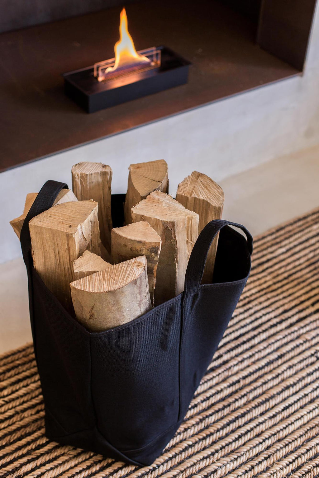 Sac Panier A Buches Belharra - Noir